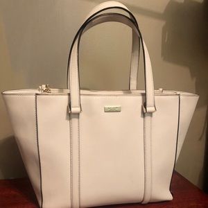Kate Spade Newbury Lane Briar White Leather Tote